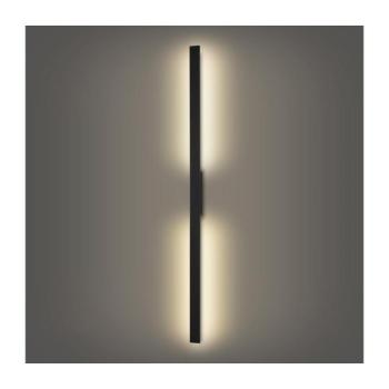 BRILAGI - LUNA kültéri fali LED lámpatest 30W/230V 4000K IP65 150 cm fekete CRI 90 BRI825 kép