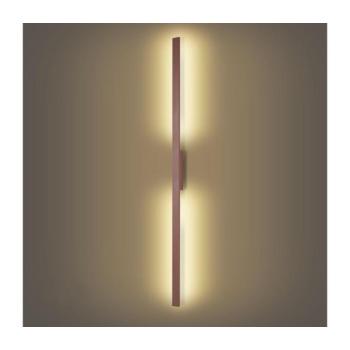 BRILAGI - LUNA LED kültéri fali lámpatest, 30W, 230V, 3000K, IP65, 150 cm, barna, CRI 90 BRI823 kép