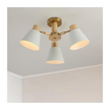 BRILAGI - LUND WOOD felületre szerelt csillár 3xE27/40W/230V, átmérő 50 cm, fa kivitel BRI454 kép