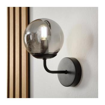 BRILAGI - MALIVA fali lámpa 1xE14/15W/230V fekete/füstszínű KM-1.220/CZARNY/GREY kép