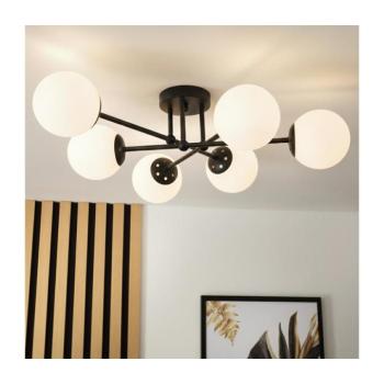 BRILAGI - MALIVA felületre szerelt csillár 6xE14/15W/230V fekete/fehér LM-6.220/CZARNY/BIAŁY kép