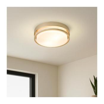 BRILAGI - Mennyezeti lámpa ORINO 2xE27/40W/230V átm. 27 cm arany/tölgy BRI866 kép