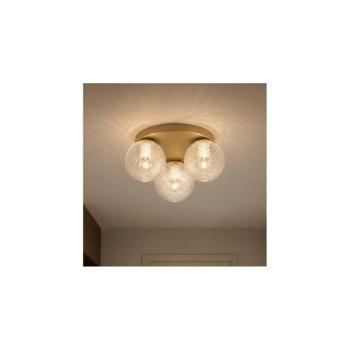 BRILAGI - Mennyezeti lámpatest STELLA 3xE27/60W/230V Ø 35 cm bézs/arany 85-017B kép