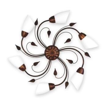 BRILAGI - Mennyezeti lámpatest WILLOW 6xE27/40W/230V Ø 75 cm bronz színű BRHE-2026C0019/6 kép