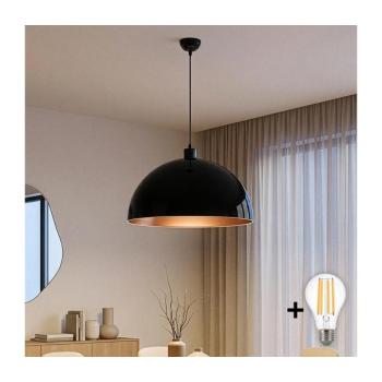 BRILAGI - METALO LED csillár kábelen 1xE27/40W/230V Ø 60 cm fekete/rézszínű 118OPV1122 kép