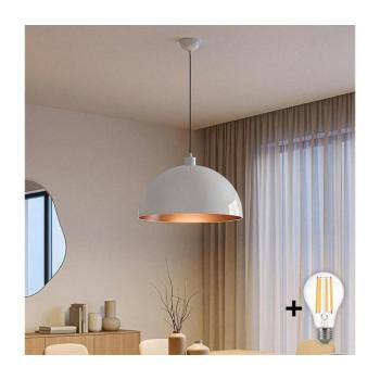 BRILAGI - METALO LED kábeles függesztett csillár 1xE27/40W/230V átm. 40 cm fehér/réz 118OPV1119 kép