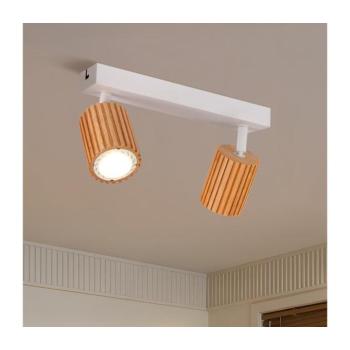 BRILAGI - MODERN WOOD spotlámpa 2xGU10/8W/230V fa/fehér BRI385 kép