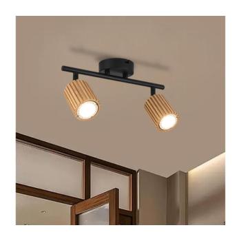 BRILAGI - MODERN WOOD spotlámpa 2xGU10/8W/230V fa/fekete BRI373 kép