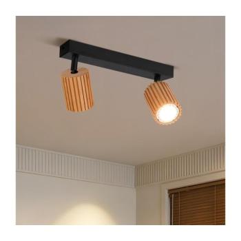 BRILAGI - MODERN WOOD spotlámpa 2xGU10/8W/230V fa/fekete BRI377 kép