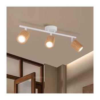 BRILAGI - MODERN WOOD spotlámpa 3xGU10/8W/230V fa/fehér BRI382 kép
