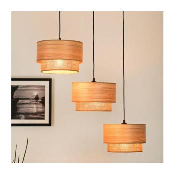 BRILAGI - Montana Boho 3xE27/15W/230V barna/fekete függeszték 608459 kép