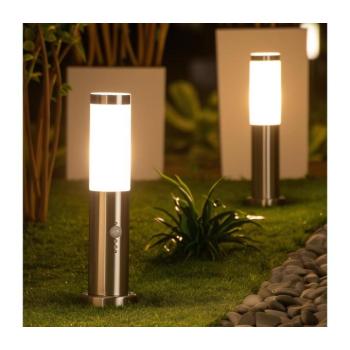 BRILAGI - NOVA kültéri lámpa érzékelővel 1xE27/15W/230V 40 cm IP44 matt króm FG-KH142PSH-40-SEN-SIL kép