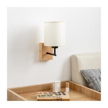 BRILAGI - NUBILA WOOD fali lámpa 1xE27/25W/230V tölgy/fekete/krém BRI127 kép