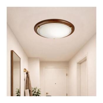 BRILAGI - ORBIS mennyezeti lámpatest 2x E27/60W/230V, átm. 38 cm, fenyő 63044 kép