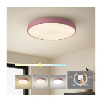 BRILAGI - POOL LED mennyezeti lámpatest, 60 W, 230 V, 3000/4000/6000 K, 50 cm, rózsaszín BRI695 kép