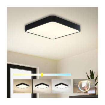 BRILAGI - POOL SQUARE LED mennyezeti lámpatest LED/36W/230V 40x40 cm fekete BRI052 kép