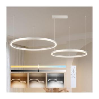BRILAGI - PORTOFINO kábeles, fényerőszabályozható LED csillár LED/98W/230V ezüst + távirányító BRI517 kép