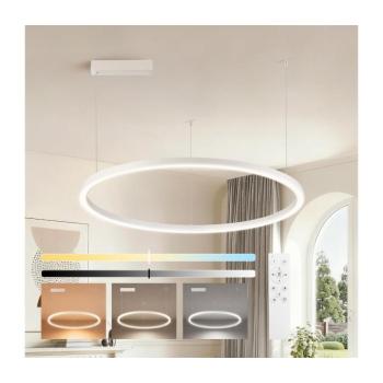 BRILAGI - PORTOFINO LED dimmelhető kábeles csillár LED/60W/230V, átmérő 80 cm, fehér + távirányító BRI508 kép