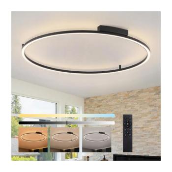 BRILAGI - PORTOFINO LED dimmelhető lámpatest, 85W/230V, átm. 120 cm, fekete + távirányító BRI523 kép
