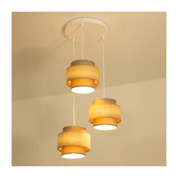 BRILAGI - RESNA kábeles függőlámpa, 3xE27/60W/230V, átm. 45 cm, barna/bézs H0374 kép