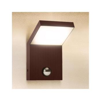 BRILAGI RIANO LED kültéri fali lámpa érzékelővel, 8W, 230V, barna, IP65 WO-HR60143-OEM-RUST kép