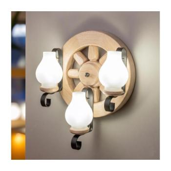 BRILAGI - ROATA APLICA fali lámpatest 3xE14/40W/230V tölgy EX-01104 kép