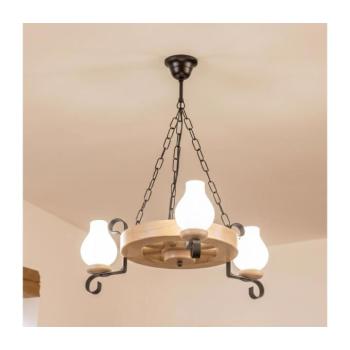 BRILAGI - ROATA láncos csillár 3xE14/40W/230V tölgy EX-01086 kép
