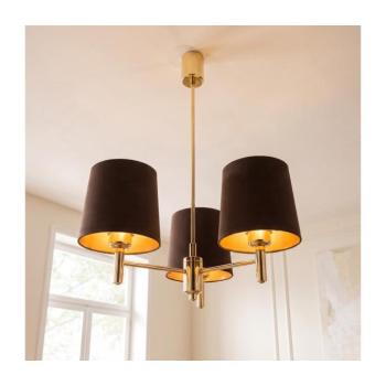 BRILAGI - Rúdon szerelt csillár MONTE 3xE27/60W/230V barna/arany 8590828053446 kép
