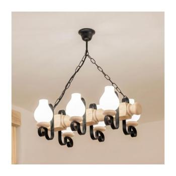 BRILAGI - RUSTIC láncos csillár 6xE14/40W/230V tölgy EX-01099 kép