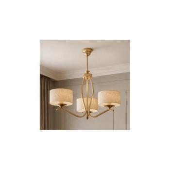 BRILAGI - SAPHIRE rúdtartós csillár 3xE27/15W/230V Ø 66 cm krémszínű/arany/patina 2148 kép