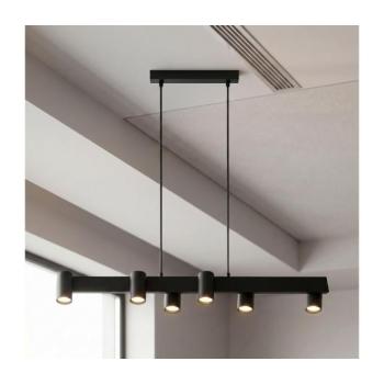 BRILAGI - SELE kábelen függő csillár, 6x GU10/30W/230V, fekete WO-SELEP-A02-BLK-OEM kép