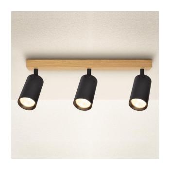 BRILAGI - SELE spotlámpa 3xGU10/30W/230V fekete/tölgy dekor WO-SELE-BK-WD03-OEM kép