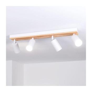 BRILAGI - SELE WOOD ACOUSTIC 4xGU10/30W/230V spotlámpa, fehér/fa WO-OEM-25CF-B04-WHT kép