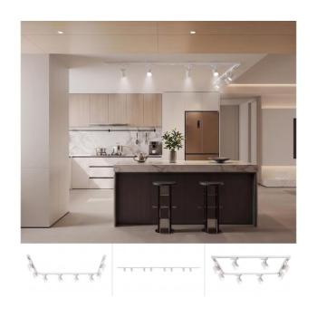 BRILAGI - Sínrendszeres spotlámpa HUSKY 8xGU10/10W/230V 300 cm fehér BG2556 kép