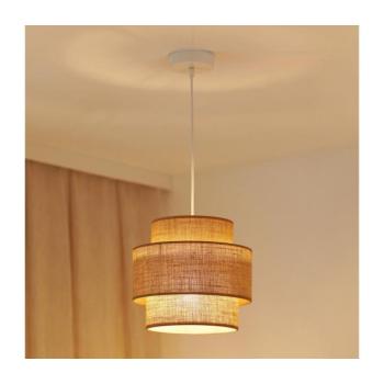 BRILAGI - SPACE YUTE lógó 1xE27/15W/230V, 25 cm, bézs/fehér 609234 kép