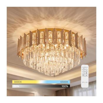 BRILAGI - SPECTRA dimmelhető mennyezeti LED lámpa LED/45W/230V Ø 48 cm arany + távirányító BRSL61032G-LED kép