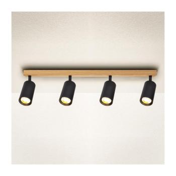 BRILAGI - spotlámpa SELE 4xGU10/30W/230V fekete/dekor tölgy WO-SELE-BK-WD04-OEM kép
