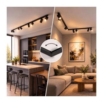 BRILAGI - Spotlámpa SELE LONG 8xGU10/30W/230V fekete WO-SELE-SP17-BKL-OEM kép