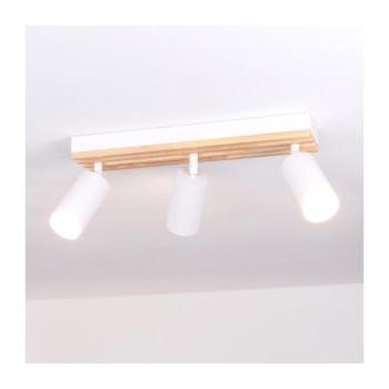 BRILAGI - Spotlámpa SELE WOOD ACOUSTIC 3xGU10/30W/230V fehér/fa WO-OEM-25CF-B03-WHT kép