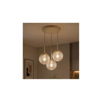 BRILAGI - STELLA kábeles függeszték 3xE27/60W/230V bézs/arany 85-012B