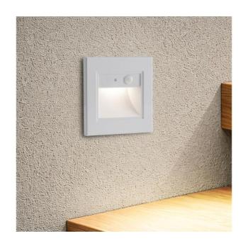 BRILAGI - STEP LIGHT lépcsővilágító lámpa érzékelővel LED/1,5W/230V IP44 fehér BRI841 kép