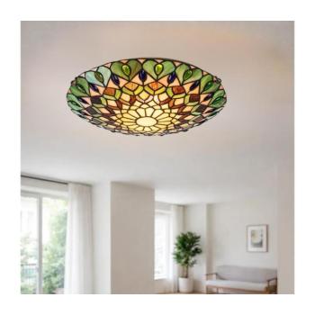 BRILAGI - Tiffany ólomüveg mennyezeti lámpa MARGARET 2xE27/60W/230V átm. 40 cm 63065