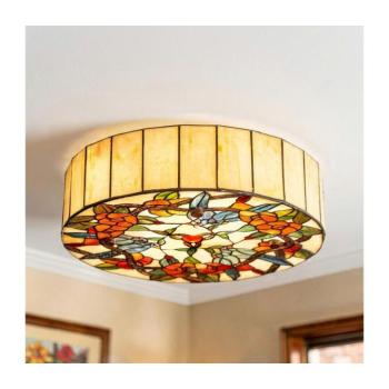 BRILAGI - Tiffany üvegmozaikos mennyezeti lámpa JUNGLE 2xE27/60W/230V átm. 40 cm BRC-12003A kép