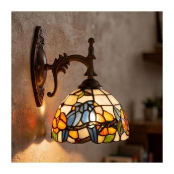 BRILAGI - Tiffany vitrázs fali lámpa JUNGLE 1xE14/40W/230V BRW-12003A kép