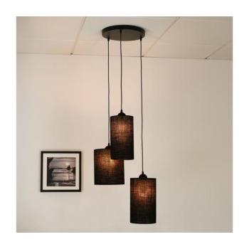 BRILAGI - TUBES 3xE27/15W/230V fekete függeszték 609296 kép