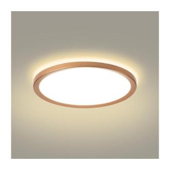 BRILAGI - Ultra Slim fürdőszobai mennyezeti LED lámpa, 24 W, 230 V, Ø 42 cm, rózsaarany, IP54 BRI630 kép