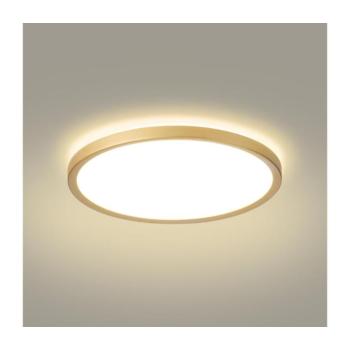 BRILAGI - ULTRA SLIM LED fürdőszobai lámpatest LED/24W/230V átm. 42 cm arany IP54 BRI583 kép