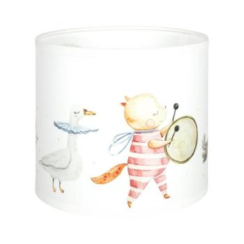 BRILAGI - Univerzális BOBO E27 búra, átm. 15 cm, fehér/állatmintás 757403 kép