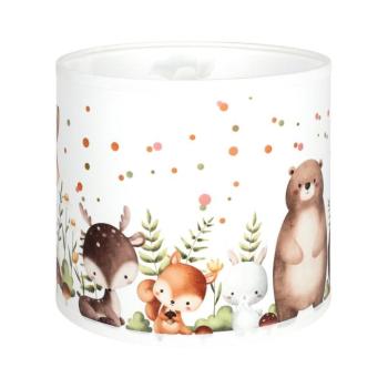 BRILAGI - Univerzális BOBO E27 búra, átm. 15 cm, fehér/állatmintás 757519 kép