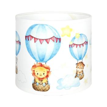 BRILAGI - Univerzális búra BOBO E27 átm. 15 cm fehér/állatmintás 757472 kép